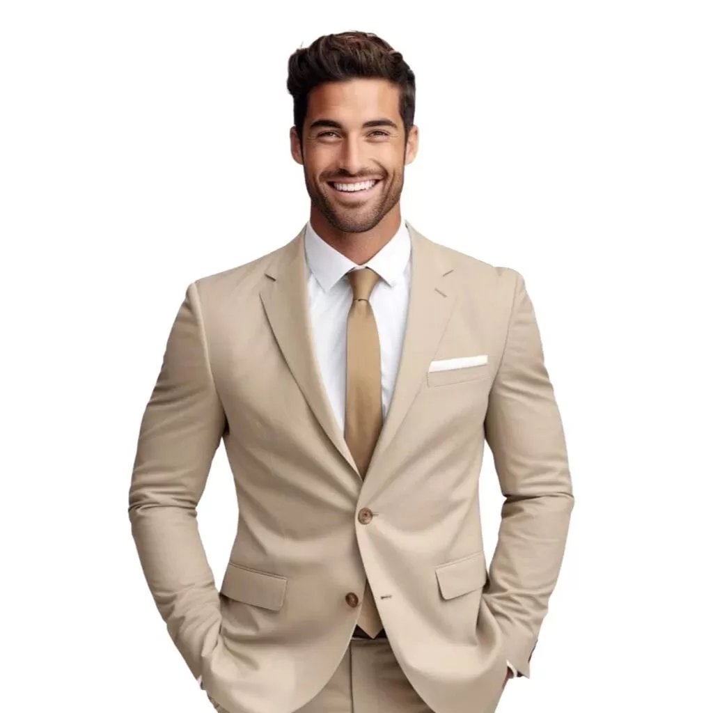 Terno Masculino De Luxo Tecido MicroFibra Premium- Corte Italiano Prespontado