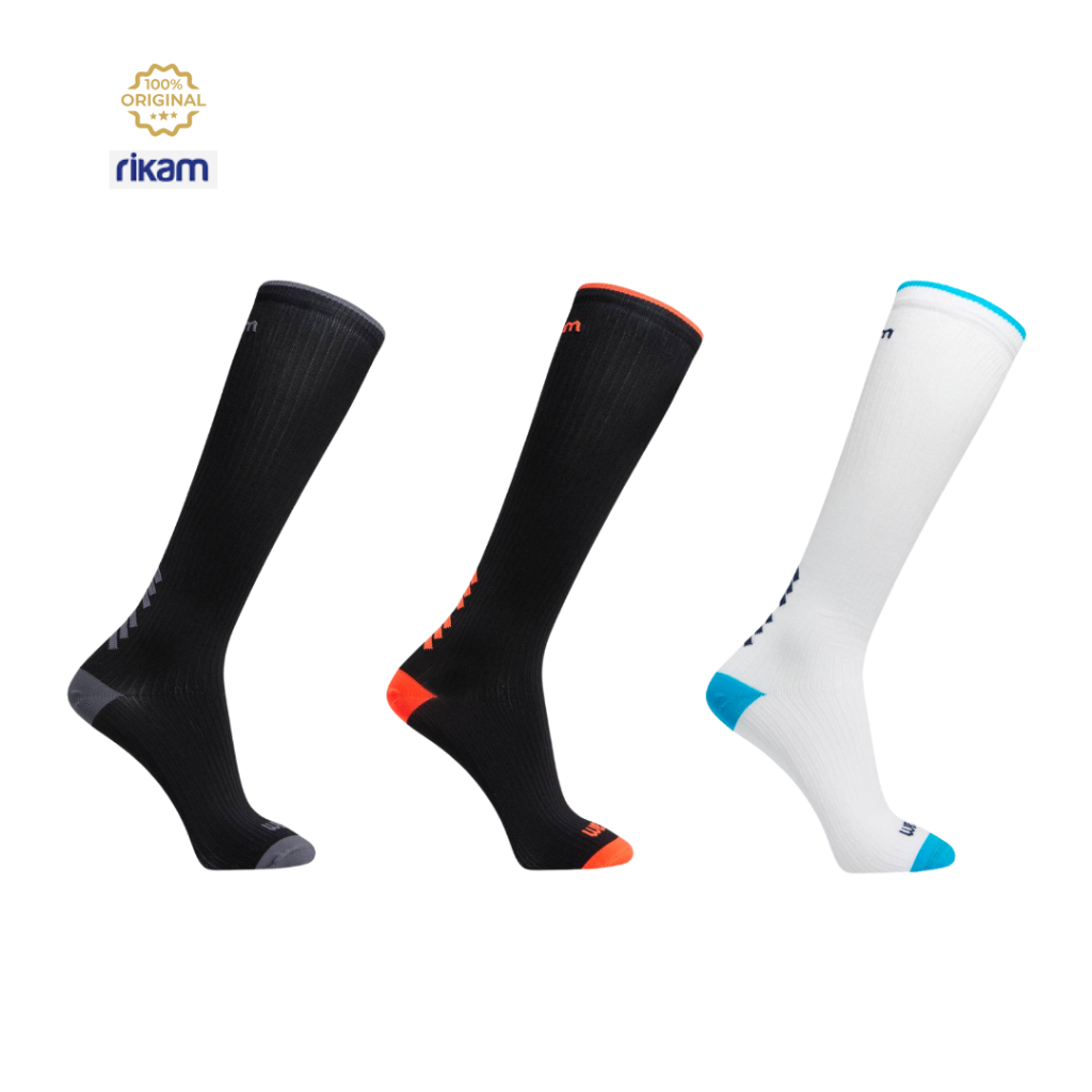 Kit 2 Meias Cano Longo de Compressão de Poliamida Masculina – Rikam