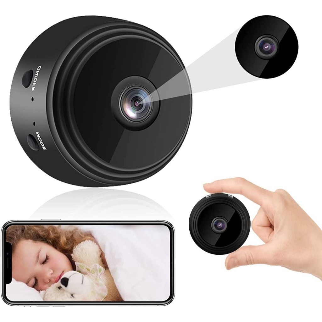 Câmera De Monitoramento Noturno Monitor De Rede Em Casa Infravermelho Night Vision A9 FsHD 1080P Wi-