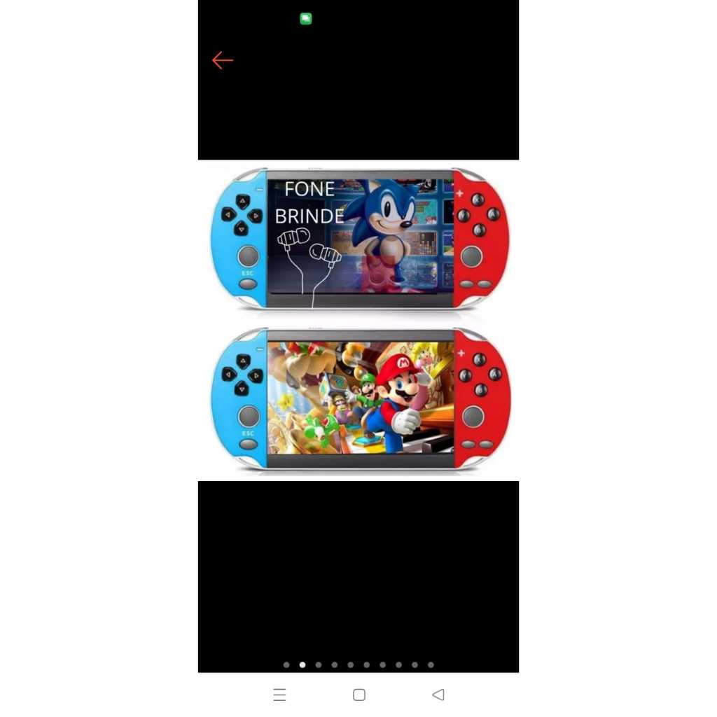 Mini game Portátil Suporte Saída AV 8G 10.000 jogos psp gba