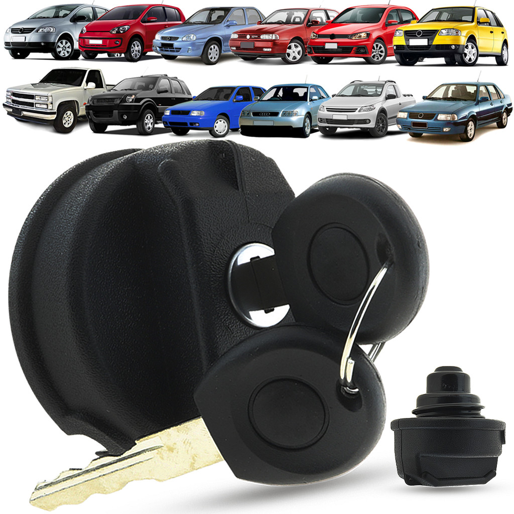 Tampa do Tanque de Combustível Com Chave Volkswagen Gol G2 G3 G4 G5 G6 Fox CrossFox SpeceFox Polo Ha