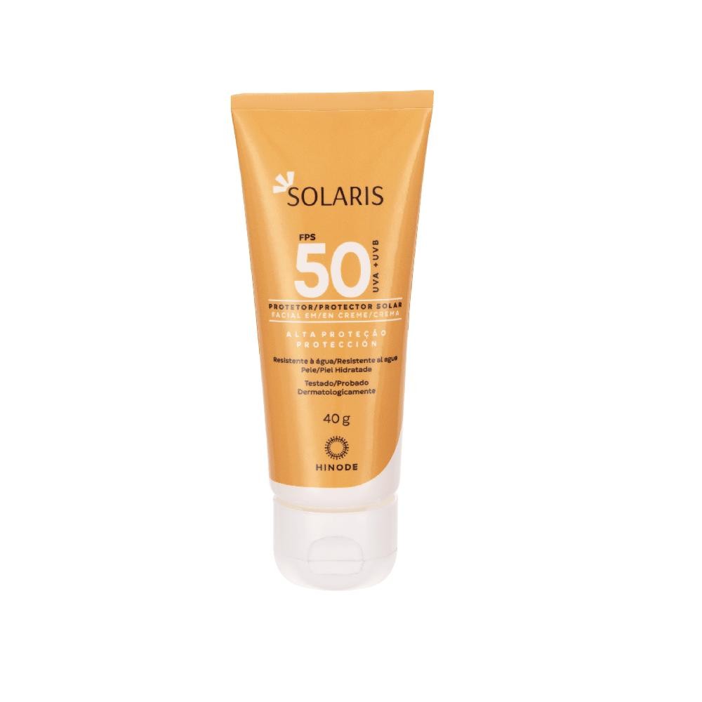 Protetor Solar Facial  FPS 50 Solaris  40g Protetor Solar Facial FPS 50 Solaris  40g