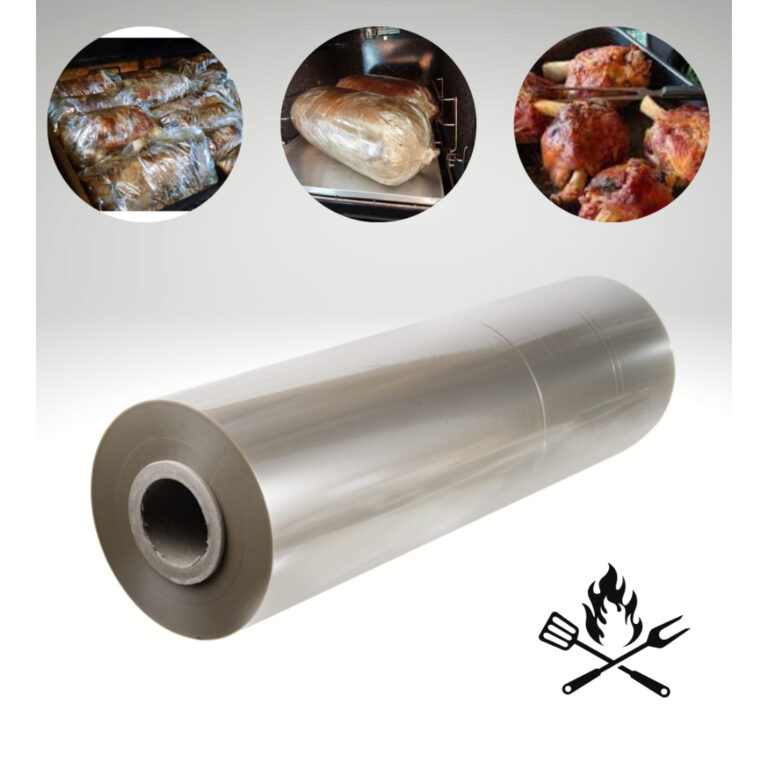 Bobina Papel Celofane Churrasco Poliester 60cm X 2