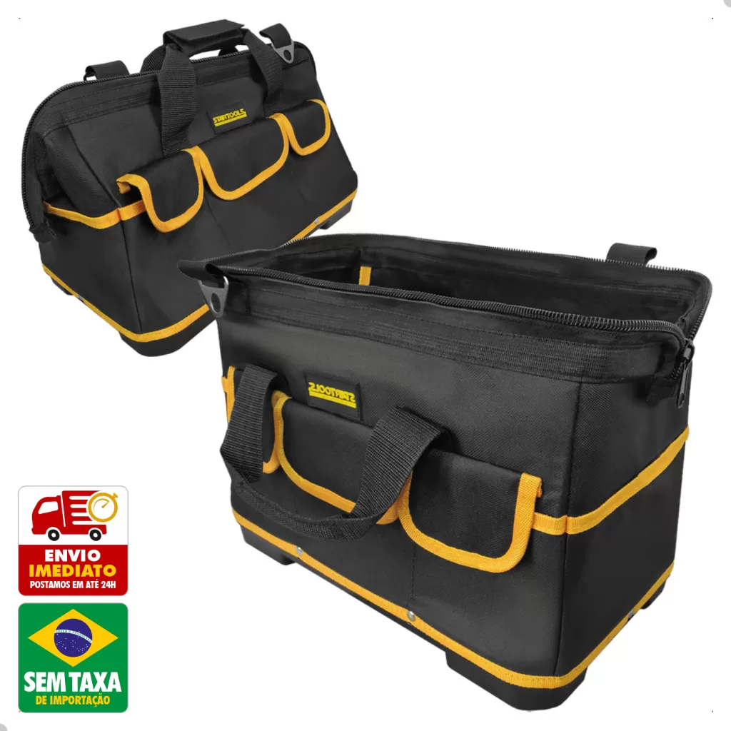 Bolsa Ferramentas Reforçada 16 com/sem Base De Borracha Startools 16 AR0800 AR0801