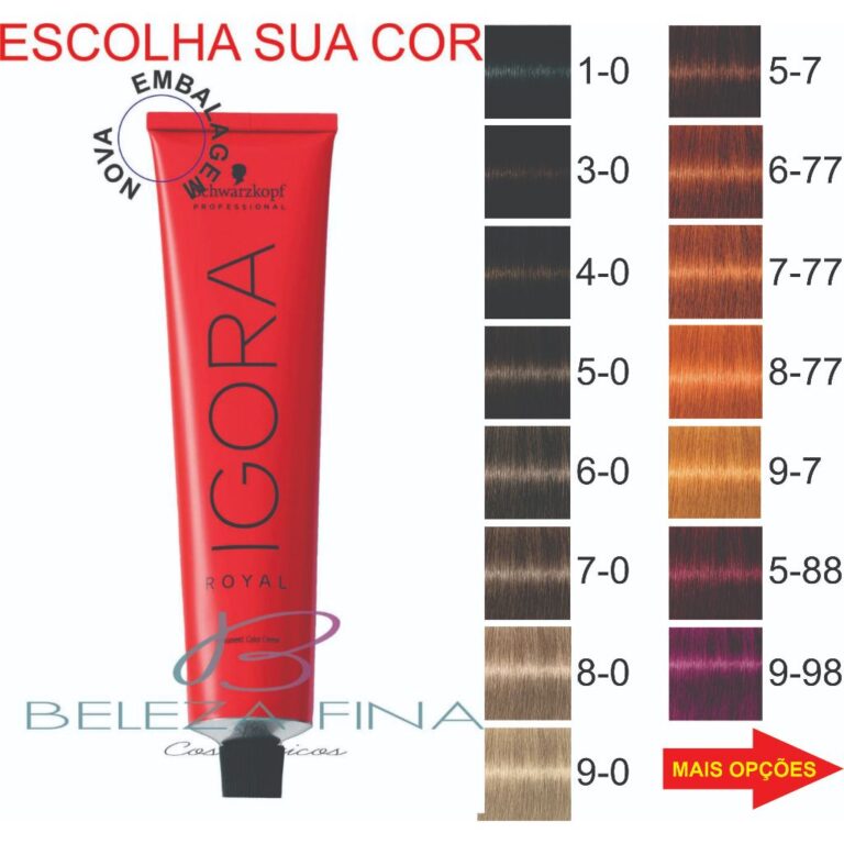 COLORAÇÃO IGORA ROYAL OU OX 60ML SCHWARZKOPF PRO