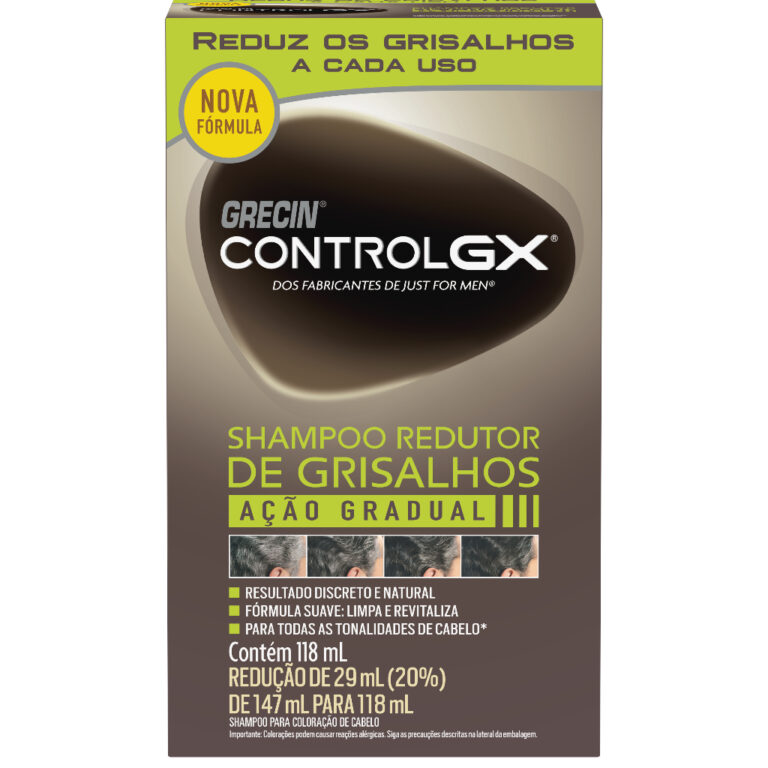 Grecin Control GX Shampoo Redutor Gradual de Grisa