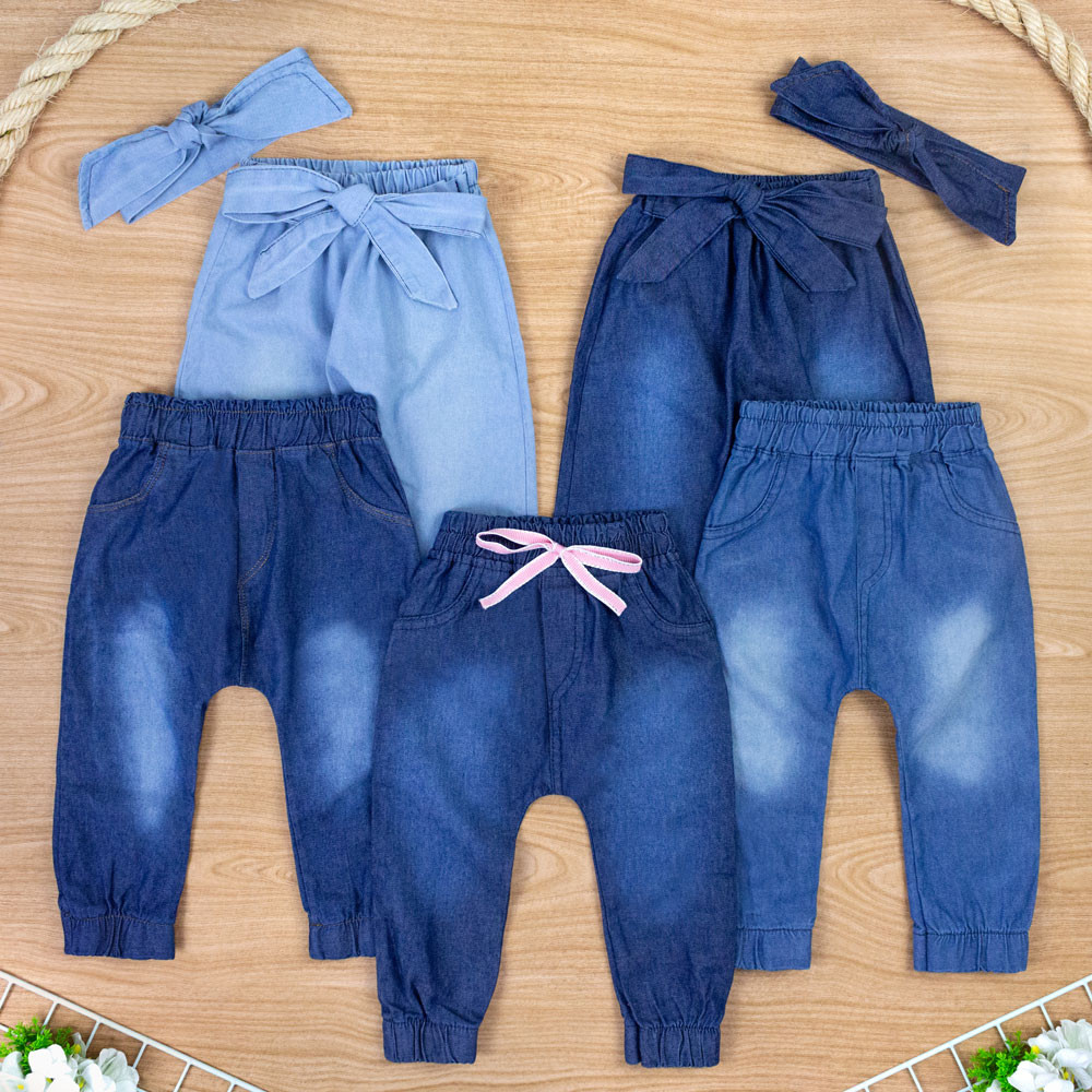 Calça Jeans Jogger para Bebê – Conforto e Estilo Moderno