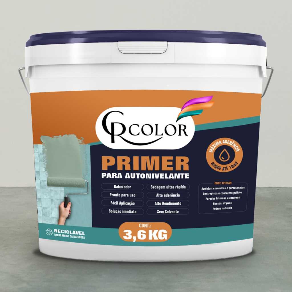 Tinta Primer 5kg Promotor De Aderência Premium Piso E Parede