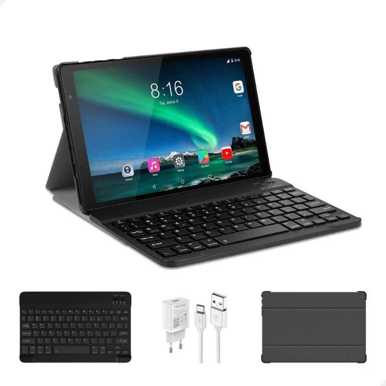Tablet Com Teclado + Capa  Entrada para Chip 6gb R