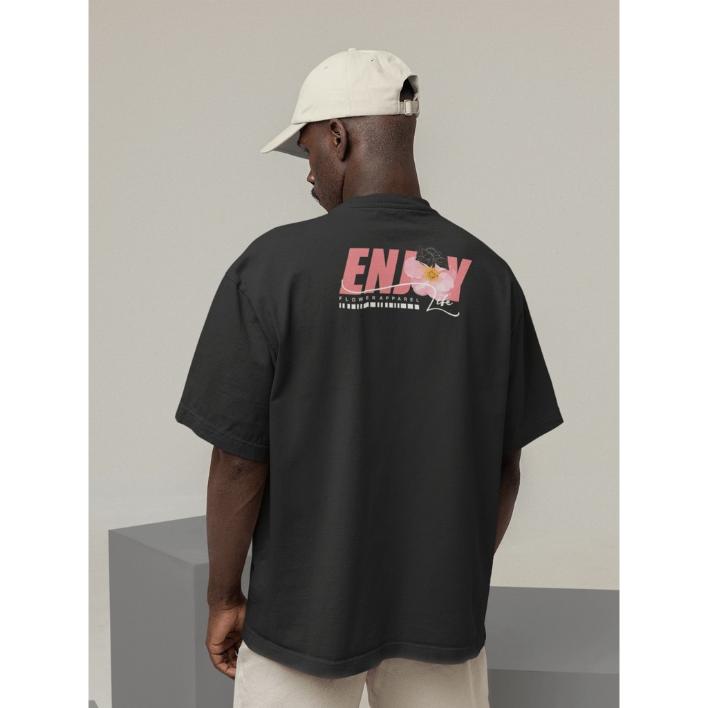 Camisa Camiseta Oversize Streetwear Masculino e Feminino Treino e Dia a Dia Preto e Off Whte Estampa