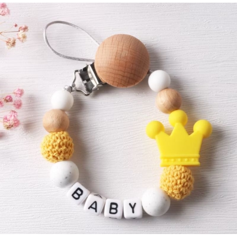 Clipe prendedor de chupeta para bebês