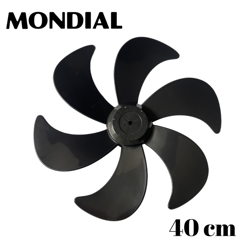 Hélice compatível p/ Ventilador Mondial  40cm Preta