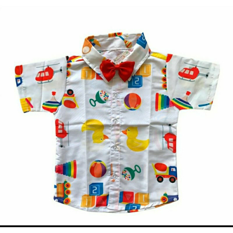 camisa social fabrica de brinquedos Tam 1a 4 anos