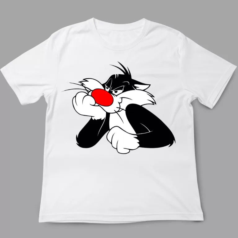 Camiseta Desenho Frajola Animado Looney Tunes