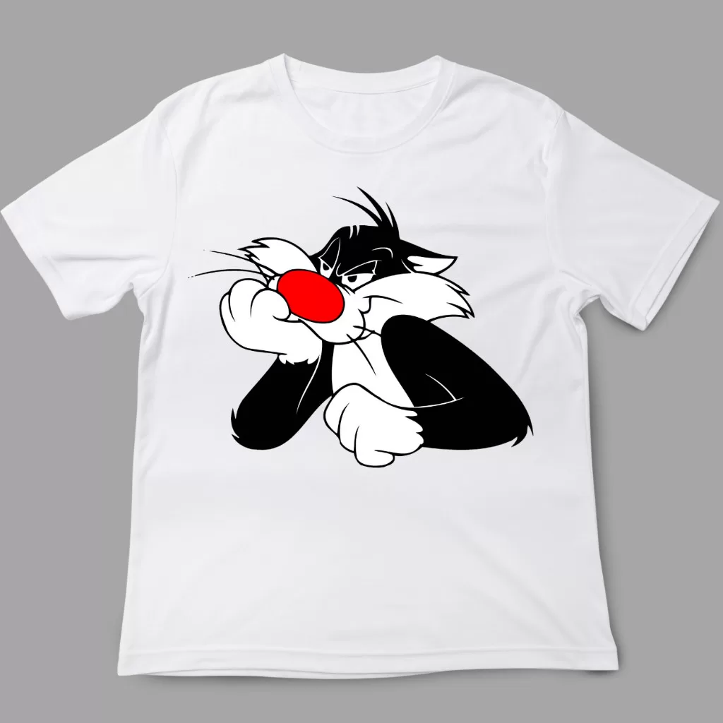 Camiseta Desenho Frajola Animado Looney Tunes
