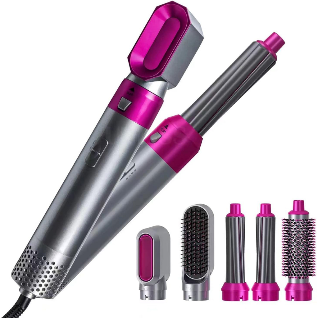 Escova Elétrica Secador 5 em 1 Modeladora Original Inova