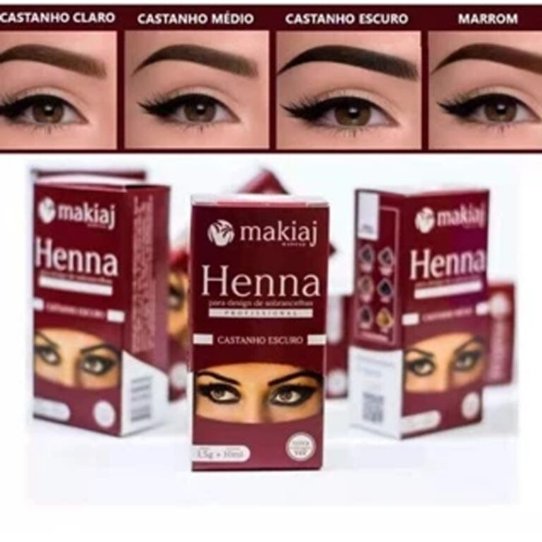 Henna Sobrancelhas Makiaj Alto Rendimento E Fixaç