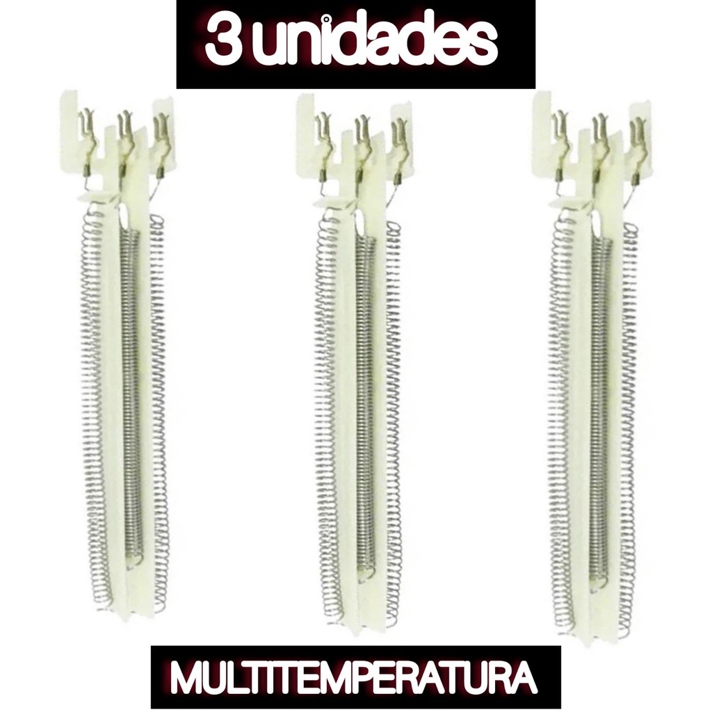 Resistência Advanced E Top Jet MULTITEMPERATURA Kit 3 Unidades 127V Ou 220V 7.500W 6.400W 5.500W