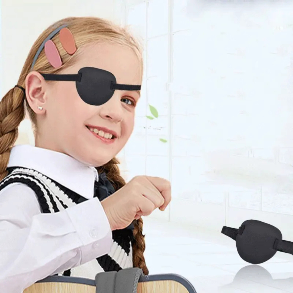 Oclusor Tampão Estrabismo Ambliopia Tapa Olho Pirata Óculos