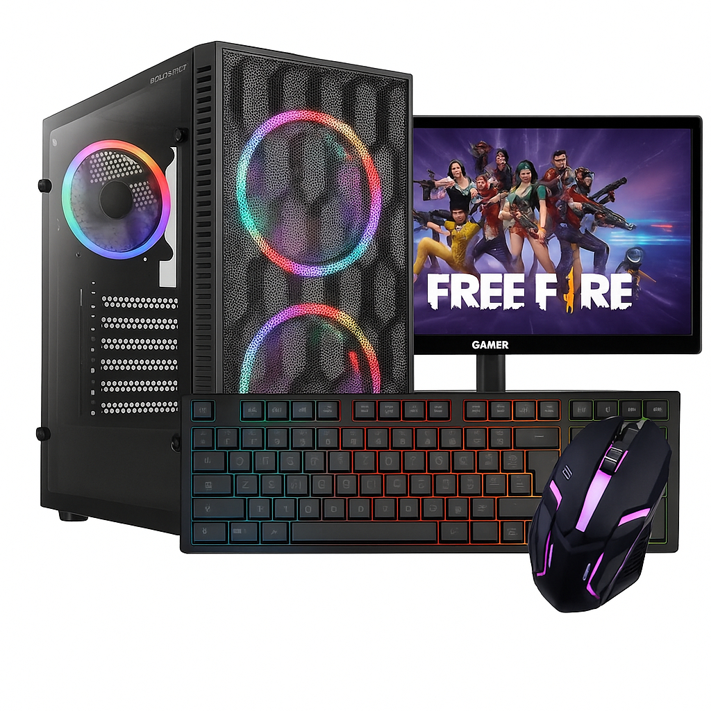 Computador Gamer Intel Core I5 4gb Ram SSD 120GB Gamer GT 210 + Monitor 15