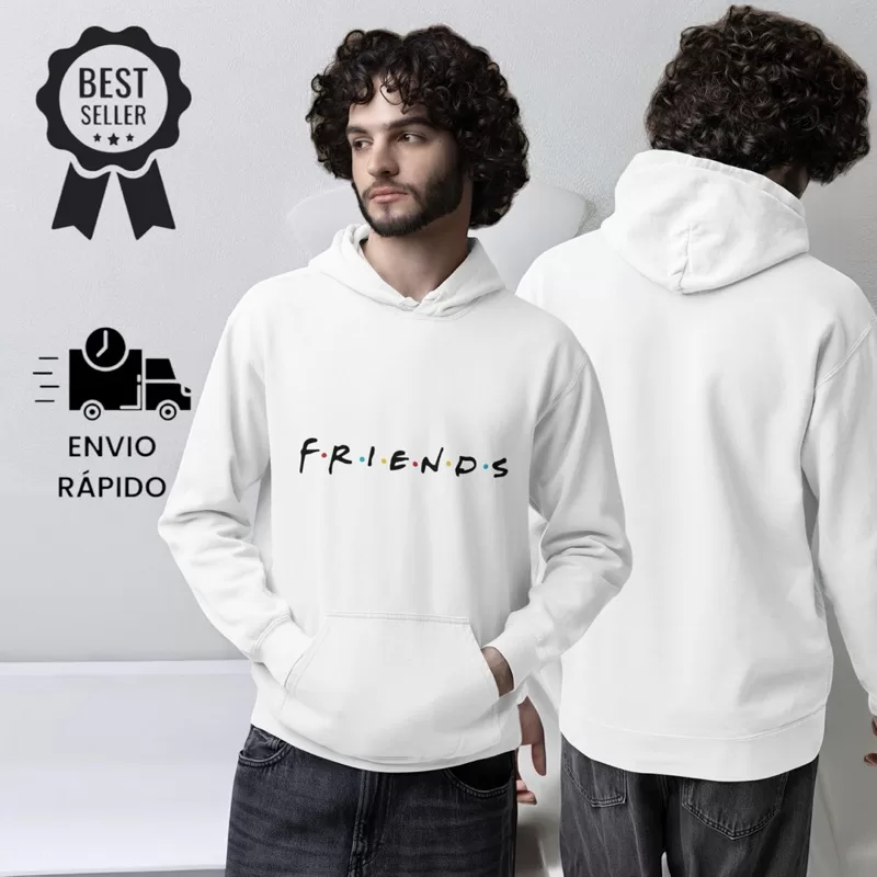 Blusa de Frio Moletom Friends Série Unissex Masculino Confortável Quente Macio
