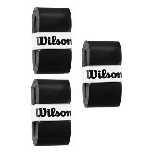 Kit Overgrip Wilson Preto Comfort Profile com 2/3/
