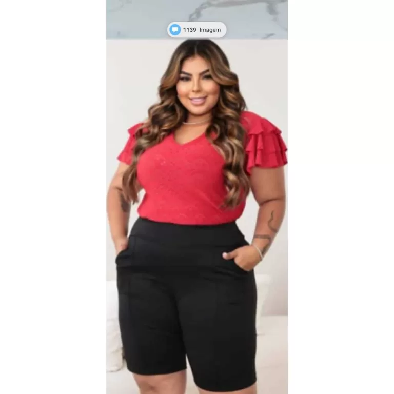 Intruso – Bermuda Neoprene Feminina Plus Siz