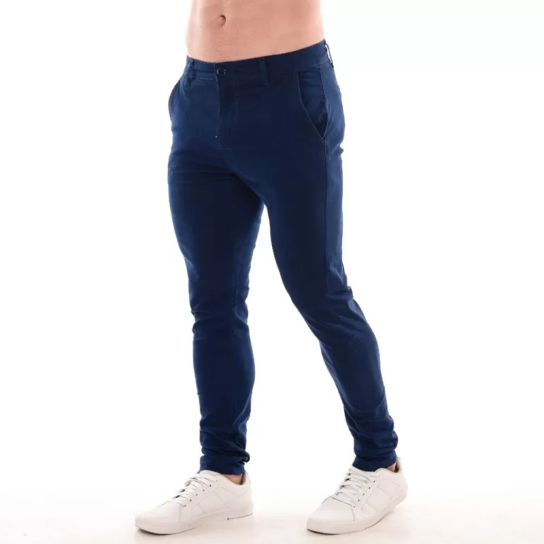 Calça Masculina Alfaiataria Bolso Faca Moda Socia