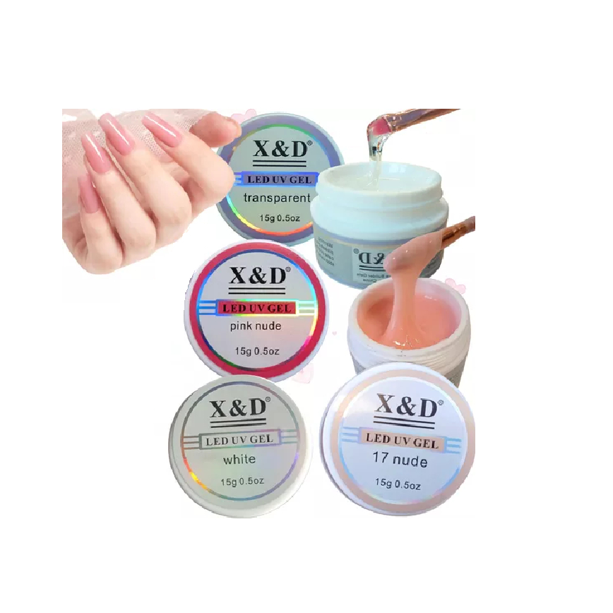 Gel para Unha XEd 15g Led Uv Profissional Acrigel Alongamento Xed