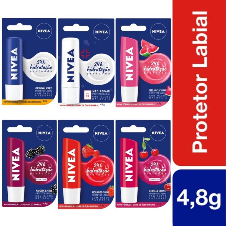 Protetor Labial hidratante Nivea 4,8g Envio Imedia