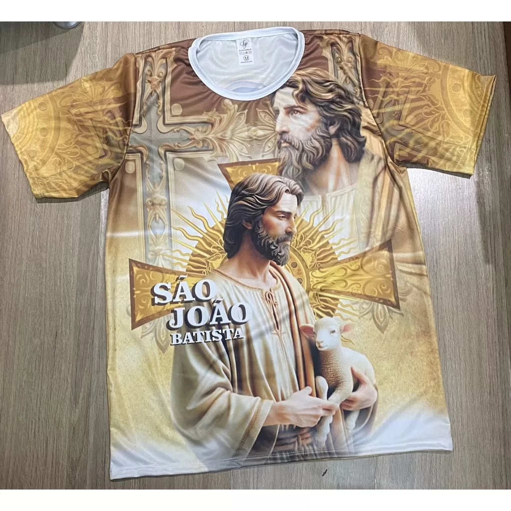 Camiseta São João Batista  Fé e Estilo Religioso | PersonaLZA