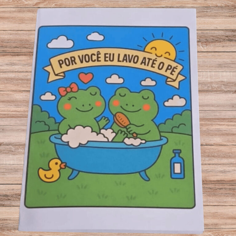 Por Você, Até o Pé Eu Lavo Presente Criativo e 