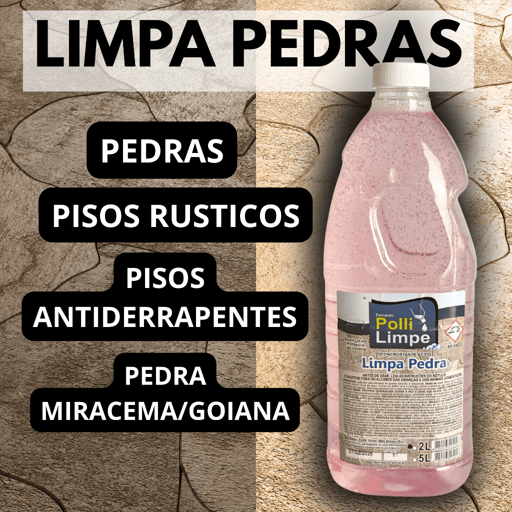 Limpa Pedras Limpeza Pesada Pedra Goiana Pedra Miracema limpador pedra piscina