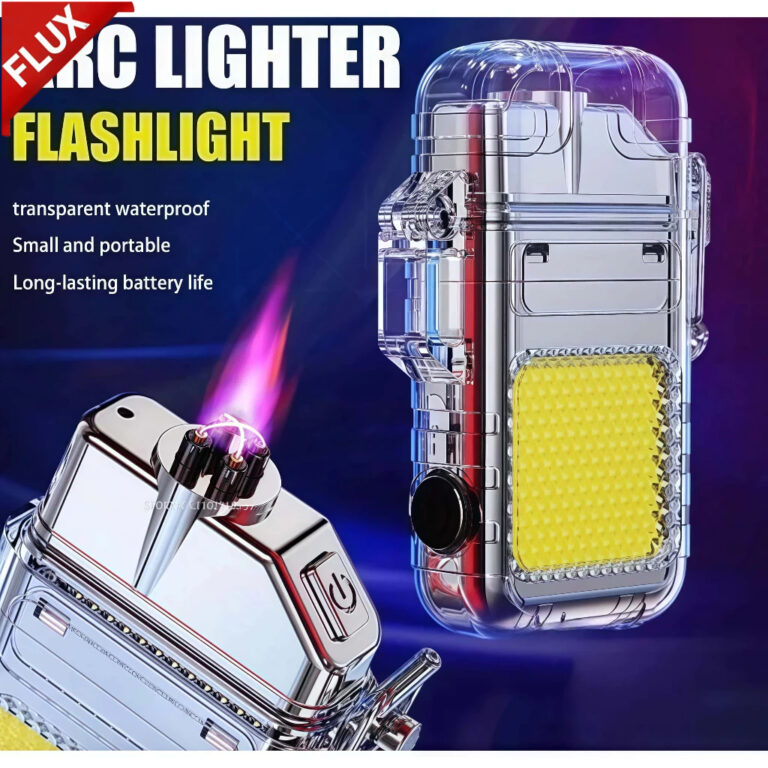 Isqueiro Acendedor Recarregável USB Com Luz Led