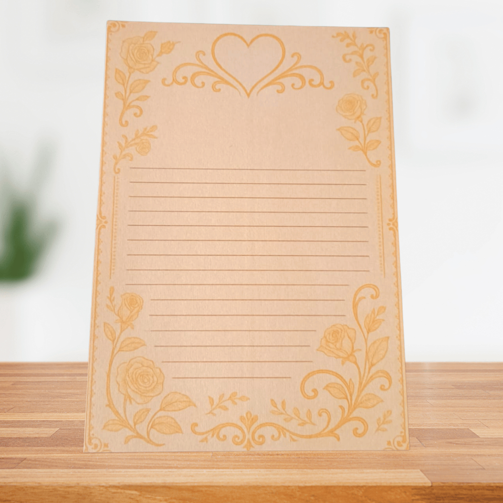 Convite Vintage Casamento/Aniversário Papel 180g A5 Elegante