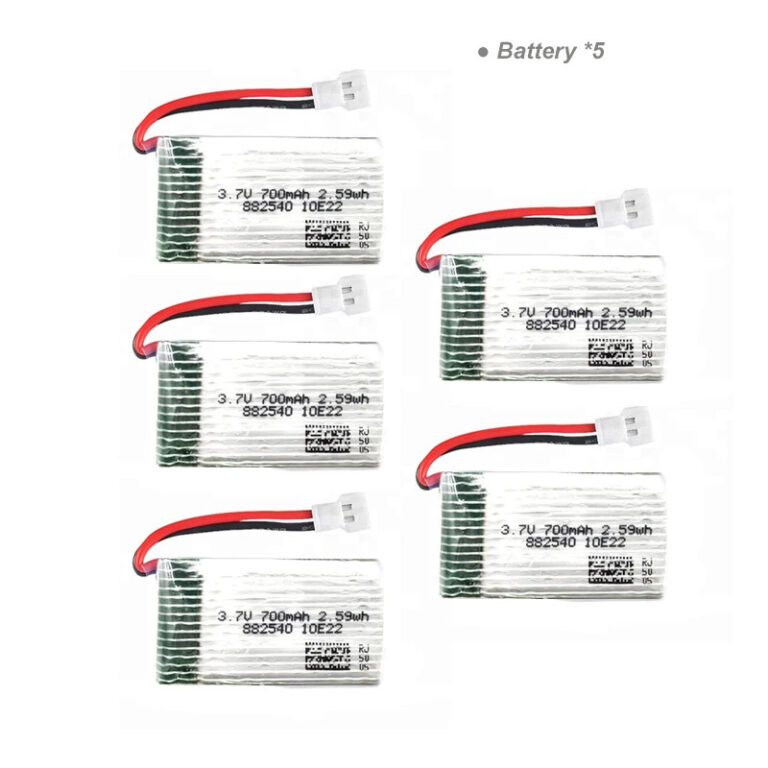 Kit 5 Baterias 3.7V 400mAh para Helicópteros e Mi