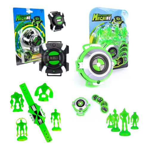 Kit 3 Relógios Ben10 Ominitrix Ominiverse  Lança