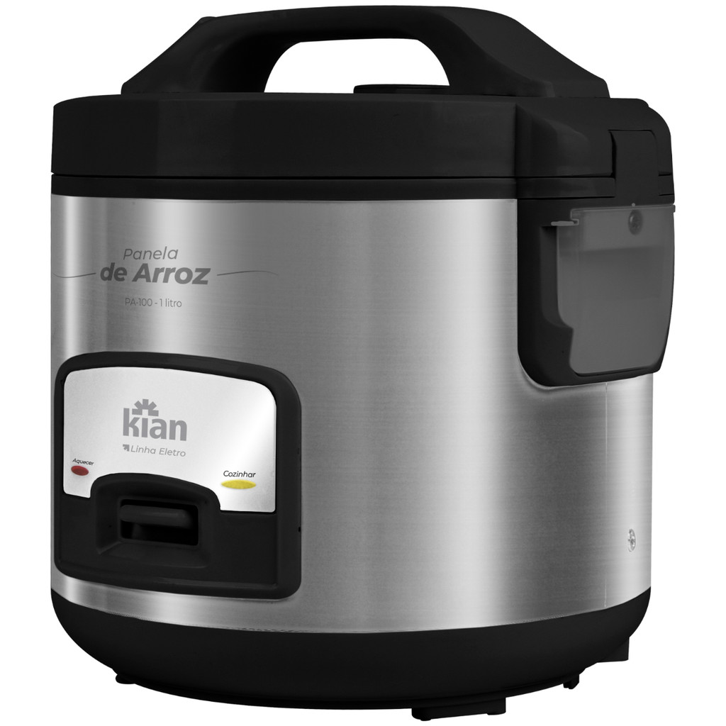 Panela Elétrica De Arroz 5 Xícaras Prime Luxo Arroz Soltinho Inox Casa Cozinha 127V PA-100 – Kian