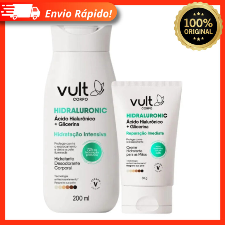 Kit Hidratação Intensa Corporal Vult Ácido Hial