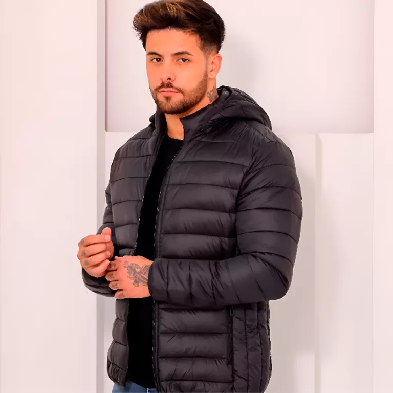 Jaqueta Masculina Puffer Bobojaco Frio Casaco Impe
