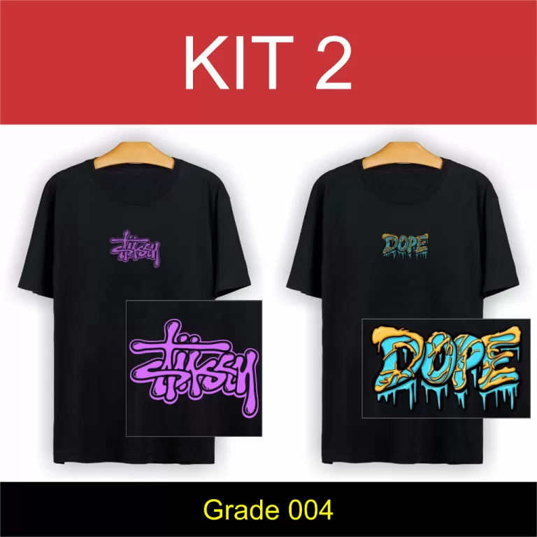 kit 2 Camiseta Masculina camisa Basica Streetwear 
