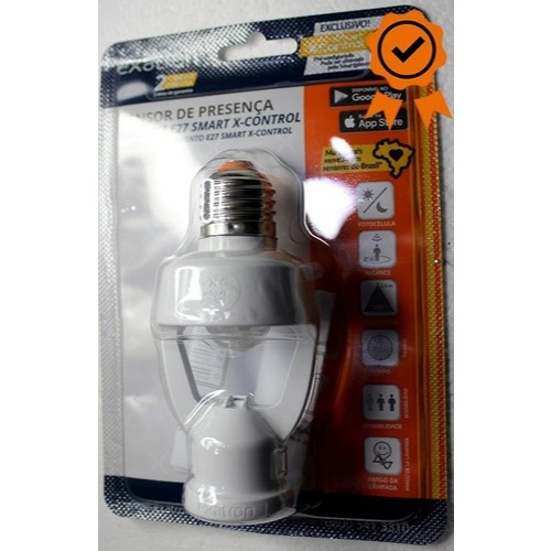 Sensor De Presença Soquete E27 Smart X-control (x