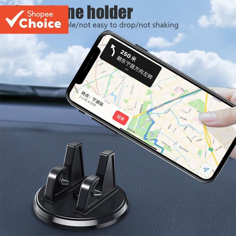 360 ° Suporte Giratório Para Painel De Carro-Universal Compacto E Seguro