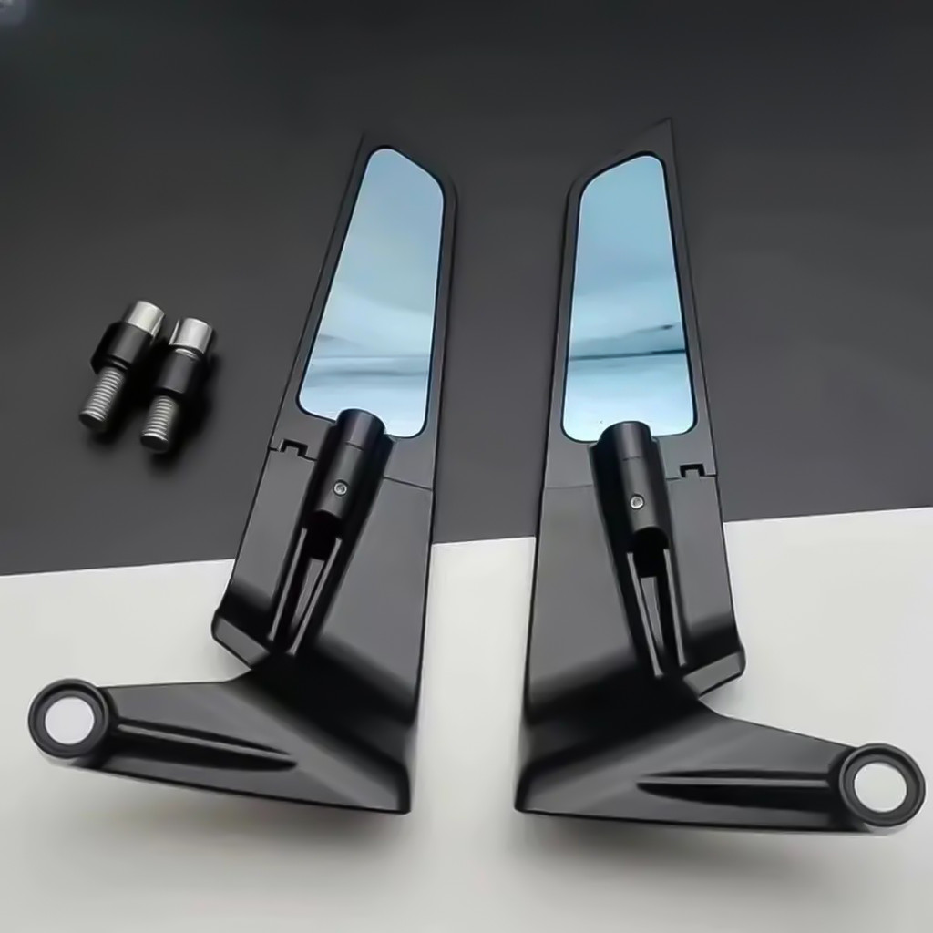 Espelhos De Motocicleta De Corrida Laterais Giratórios Espelho Retrovisor De Alumínio