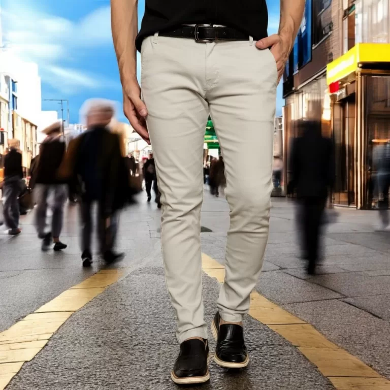 Calça Masculina Alfaiataria Social Sarja Elastno 