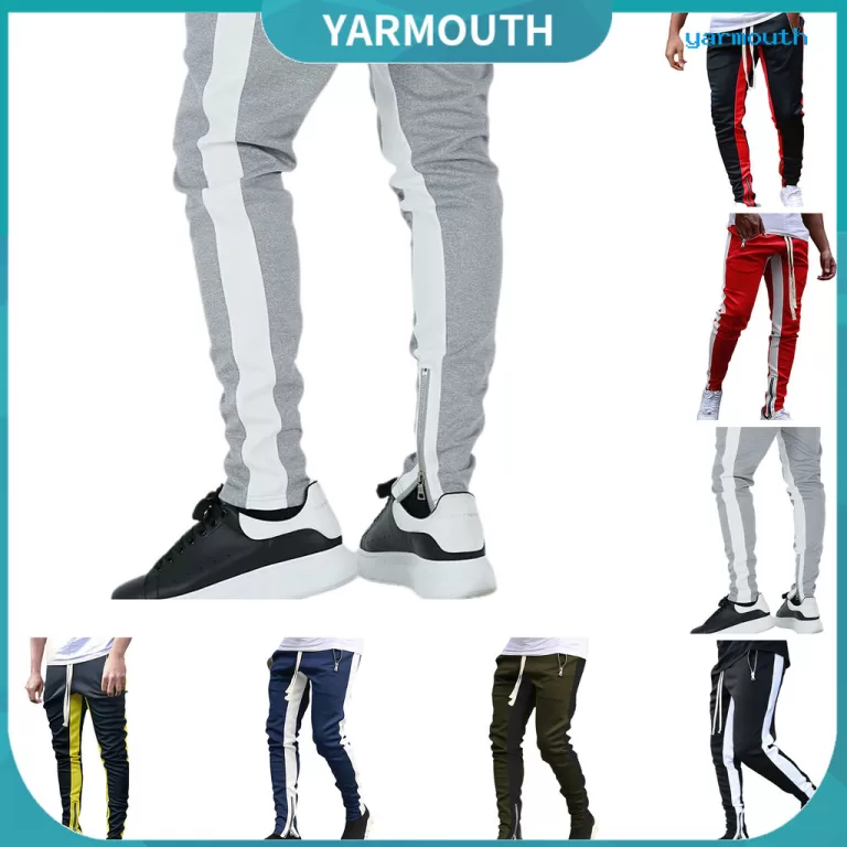 [YAR] Men Outono Inverno Zíper Casual Esportes Co