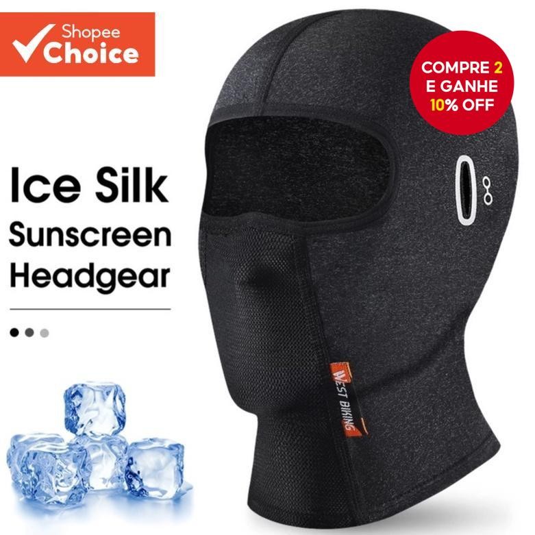 WEST BIKING Balaclava Full Face Máscara Motocicleta Equitação Esqui À Prova De Vento Masculino Pesco