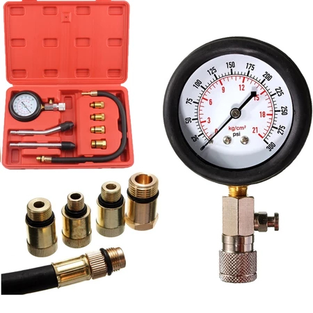 Medidor Compressão De Motor Teste De Cilindros 4 