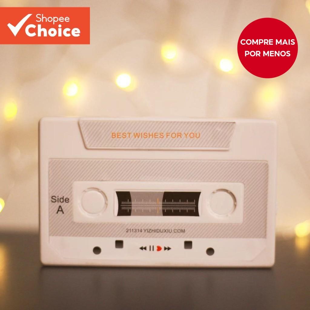 Caixa De Música Recarregável Retro Gravável Cartão Chip Fita Fonógrafo Para Namorado Dia Dos Namorad
