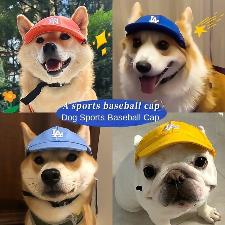 Chapéu De Cachorro De Estimação Beisebol Gato P